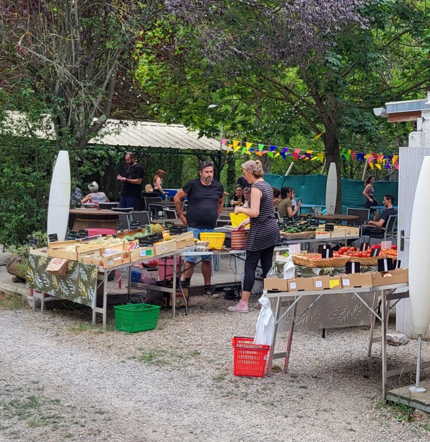 camping conflent avec marché